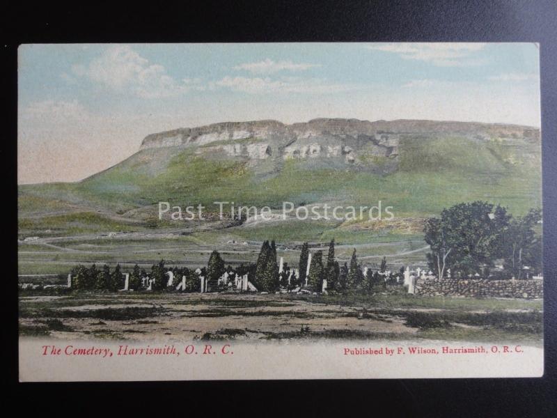 South Africa HARRISMITH O.R.C. THE CEMETERY c1909 old Postcard by F. Wilson