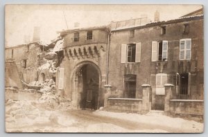 WW1 RPPC Verdun Apres France 1917 Chatel Gate Real Photo Postcard P24