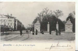 Belgium Postcard - Bruxelles - Le Parc Et La Rue Royale - Ref ZZ6068