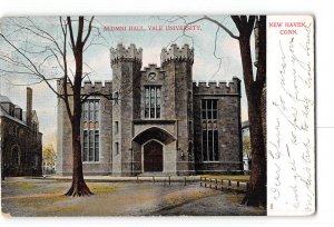 New Haven Connecticut CT Postcard 1908 Yale University Alumni Hall