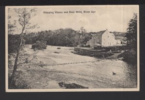 Scotland South Ayrshire Stepping Stones and Over Mills, River Ayr ~ WB