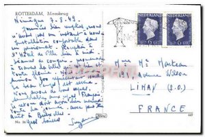 Old Postcard Rotterdam Maasbrug