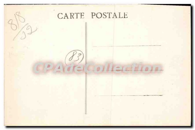 Postcard Old St Tropez General view