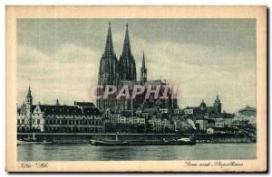Postcard Old Koln Dom und Stapelhaus