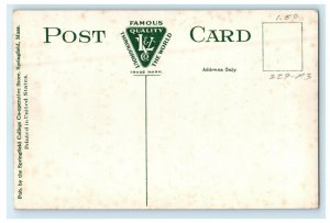c1910s Woods Hall, International YMCA College, Springfield MA Postcard