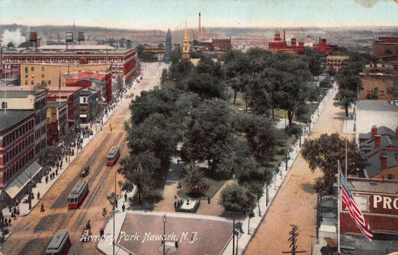 Armory Park, Newark, New Jersey, Early Postcard, Unused