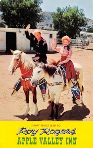 Roy Rogers Apple Valley Inn Apple Valley, California USA View Postcard Backing 