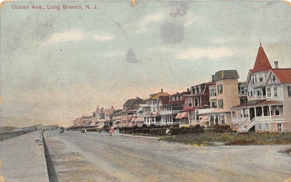 Ocean Ave. in Long Branch, New Jersey