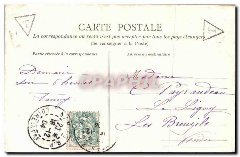 Old Postcard Clisson Chateau