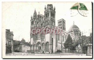 Old Postcard Angouleme The Cathedral