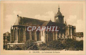 Old Postcard Colmar The Cathedrale St Martin