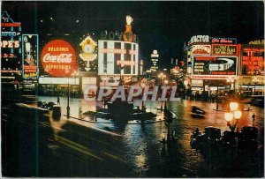 Postcard Modern London by Night Piccadilly Circus Coca Cola Coca-Cola