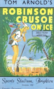 Robinson Crusoe On Ice Brighton Sports Stadium 1950s Programme
