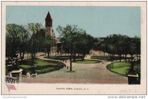 New York Albany State Capitol Building Capitol Steps 1907