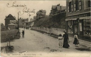 CPA ONIVAL Rue St-Valéry (18609)