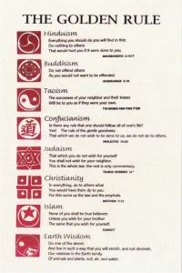 The Golden Rule in Eight Religions Postcard