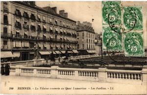 CPA RENNES - La Vilaine couverte au Quai Lamartine Les Jardins (584393)