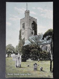 Essex: Leigh on Sea PARISH CHURCH c1905 by Christian Novels Co