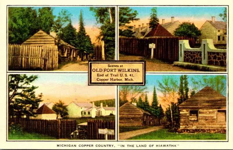 Michigan Copper Harbor Old Fort Wilkins Multi View