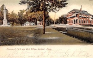 Monument Park & Post Office Gardner, Massachusetts