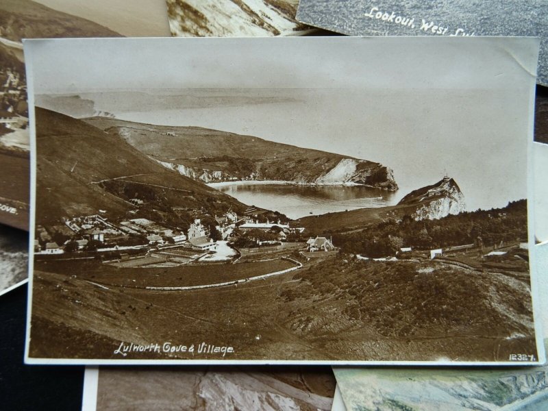 Dorset Jurassic Coast Collection of 20 LULWORTH & LULWORTH COVE - Old Postcard