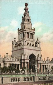 Vintage Postcard Tower Of Jewels Pan-Pac International Expo San Francisco CA EHM