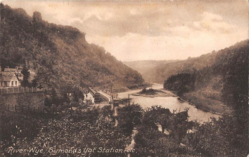 BR74979 river wye symond s yat station    uk