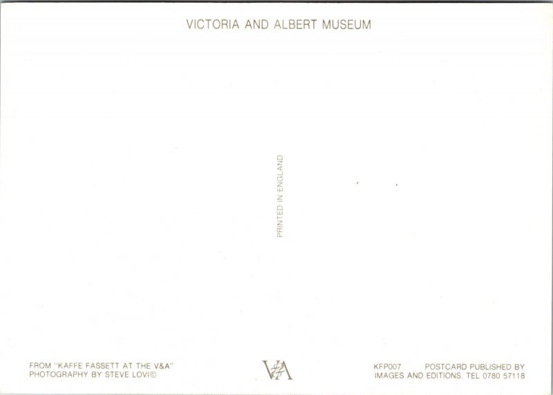 Hand Knit Coat Kaffe Fassett at Victoria & Albert Museum Postcard