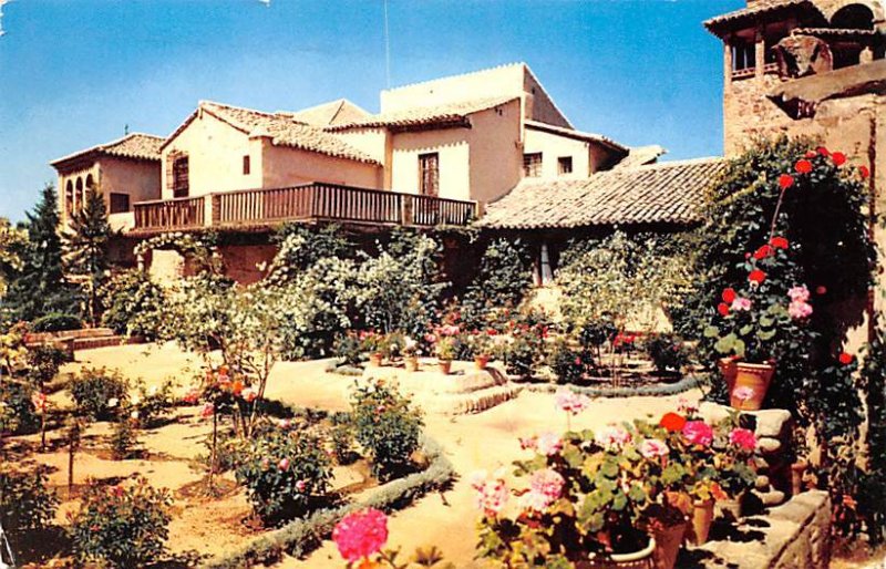 El Greco's House and Garden Toledo Spain Postal Used Unknown 