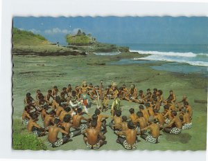 Postcard Kecak dance, Indonesia