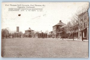 1910 Fort Thomas Drill Grounds Fort Thomas KY Industrial Exposition Postcard