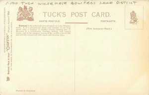 UK Tuck Windemere Bowness Lake District #7314 C-1910 Postcard 22-4936