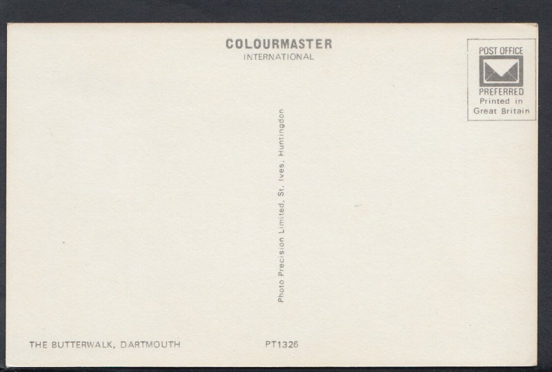 Devon Postcard - The Butterwalk, Dartmouth    RS6550