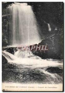 Old Postcard From Around Condat (Cantal) Cascade Cournilloux