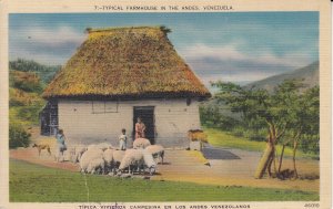 VENEZUELA  TYPICAL FARMHOUSE IN THE ANDES