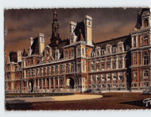 Postcard L'Hôtel de Ville, Paris, France
