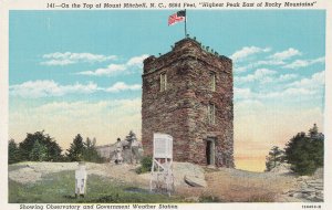 MOUNT MITCHELL, North Carolina, 30-40 Observatory and Government Weather Station