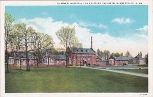 Minnesota Minneapolis Shriners Hospital For Crippled Children Curteich