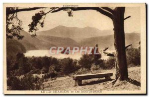 Old Postcard Lac Chambon And Monts Dore