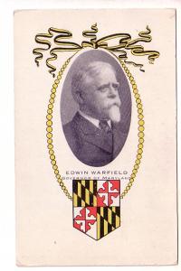 Edwin Warfield Governor of Maryland, AW Beveridge