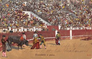 Descabello a Pulso Tarjeta Postal, Bullfighting Unused 