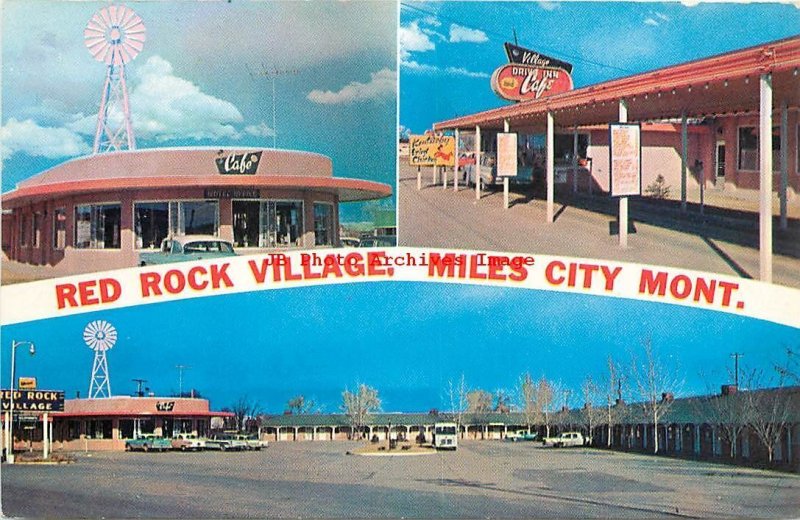 MT, Miles City, Montana, Red Rock Village Motel, MultiView, Colourpicture Pub United States