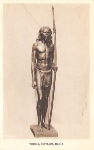 Vedda, Ceylon India Statues / Monuments Unused 
