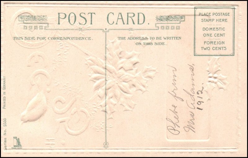 Christmas Holly Scene