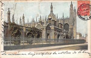 BR61202 cambridge  king s college from parade  uk