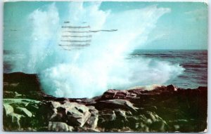 Postcard - Surf at the Jetties - Ocean City, New Jersey