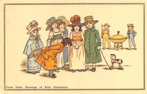 Artist Signed Kate Greenaway From Early Drawings Reproduction Unused 