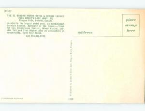 Unused Pre-1980 RESTAURANT SCENE Niagara Falls Ontario ON B7811