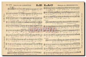 Old Postcard Lake Lamartine Niedermeyer