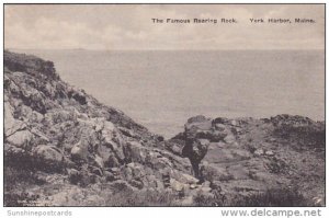 The Famous Roaring Rock York Harbor Maine Albertype 1922